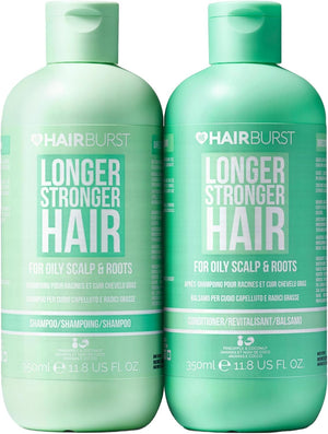 مجموعة شامبو وبلسم HAIR BURST للشعر الدهني - تنظيف عميق وتنقية وترطيب بعطر استوائي - تعزز نمو الشعر وتقلل تساقطه - خالية من SLS والسيليكون والبارابين - صُنعت في المملكة المتحدة