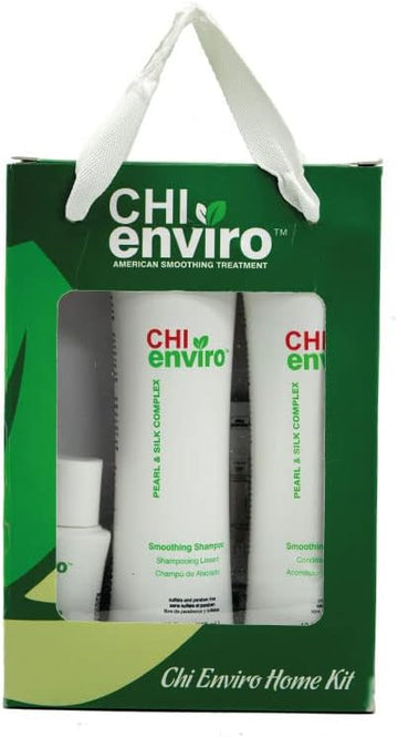 CHI Enviro Aftercare Kit – Shampoo + Conditioner + Smoothing Serum