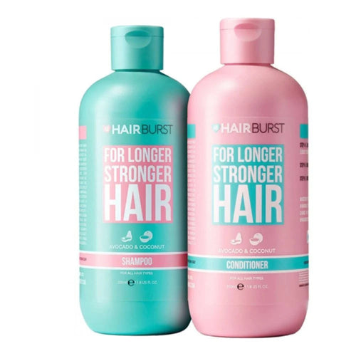 HAIR BURST Hair Growth Shampoo & Conditioner - Anti Hair Loss, Strengthens Hair And Encourages Healthy Hair Growth - Vegan Certified Formula - Contains No SLS And Parabens (SHAMPOO & CONDITIONER DUO)