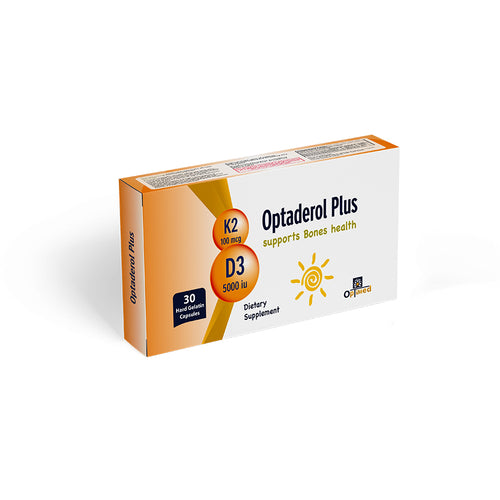 OptaDerol Plus Vitamin D3 and K2 supplement for bone health
