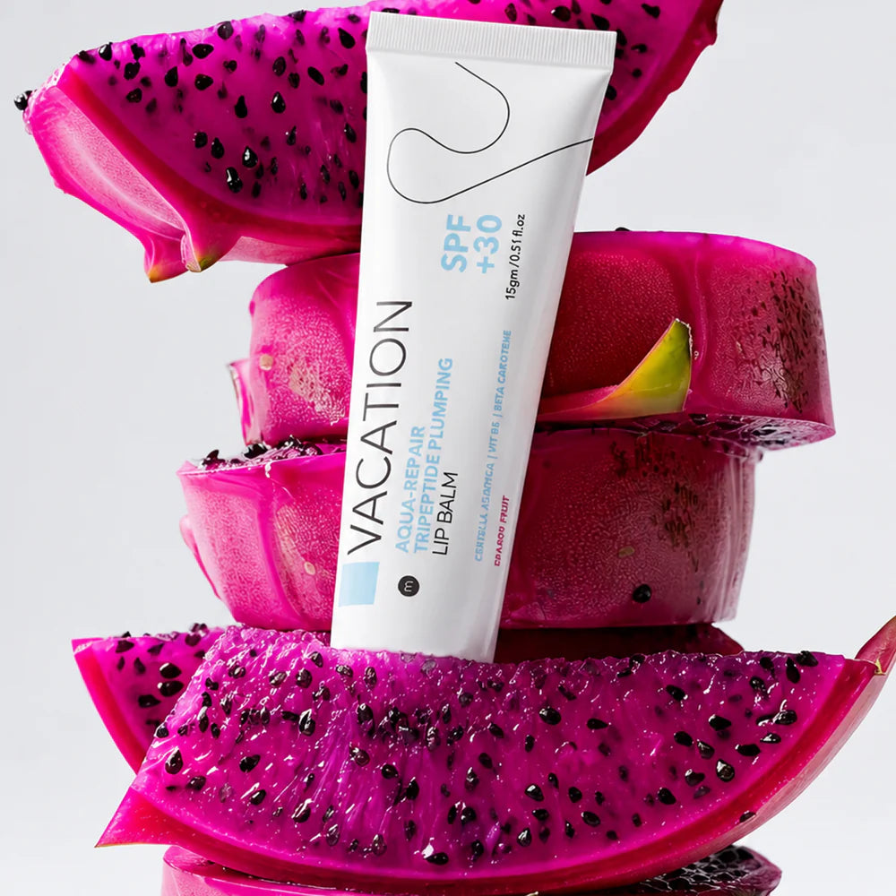 Vacation Aqua-Repair Lip Balm Dragonfruit benefits