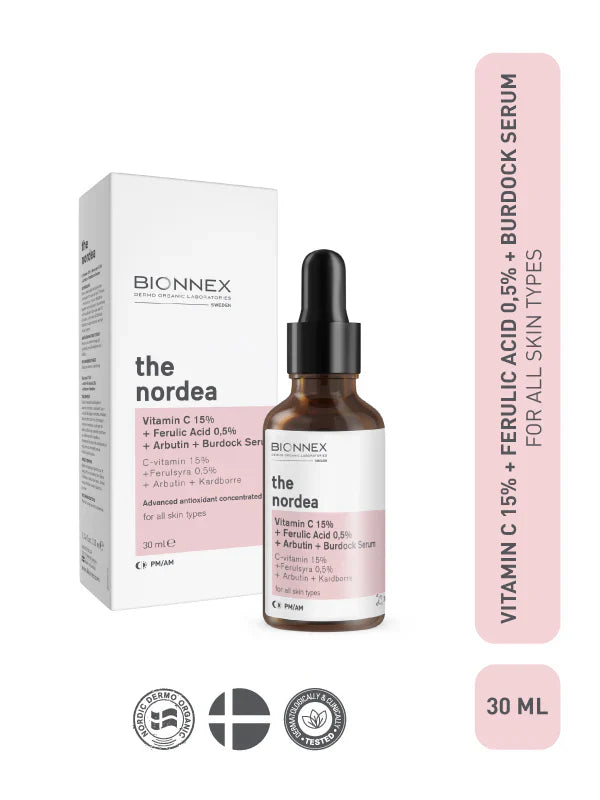 Bionnex Nordea Vitamin C Serum bottle and box