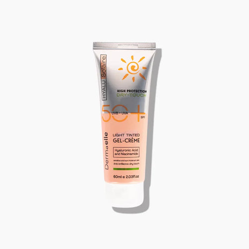 جل كريم ديرميل هيالو-سولير SPF50 الملوّن الخفيف 60 مل