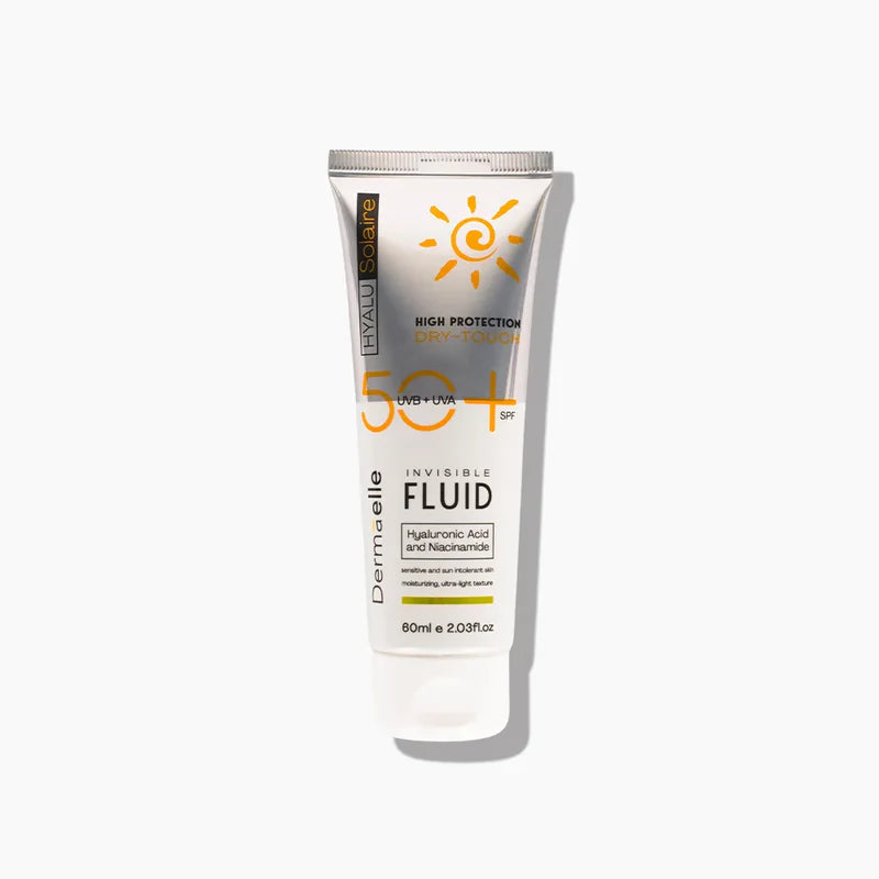سائل ديرميل هيالو-سولير SPF50 الشفاف 60 مل واقٍ مقاوم للماء