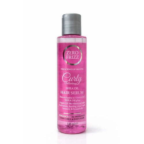 Zero Frizz Curly Defining Shea Oil Hair Serum 148ml for shine and frizz control