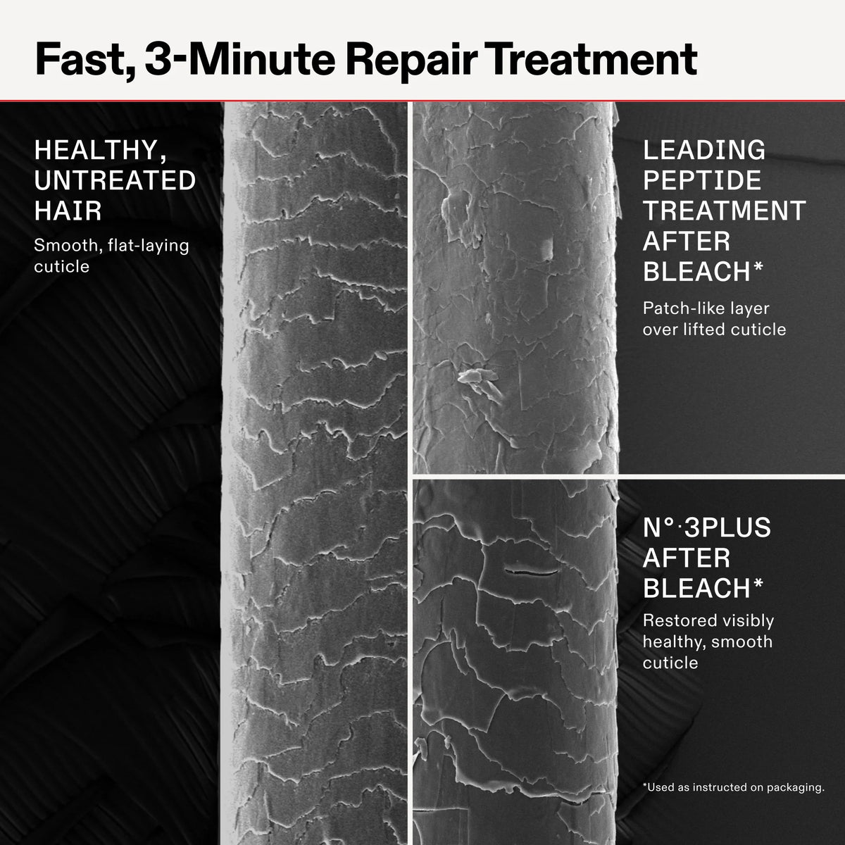 Olaplex No.3 Plus before and after hair repair