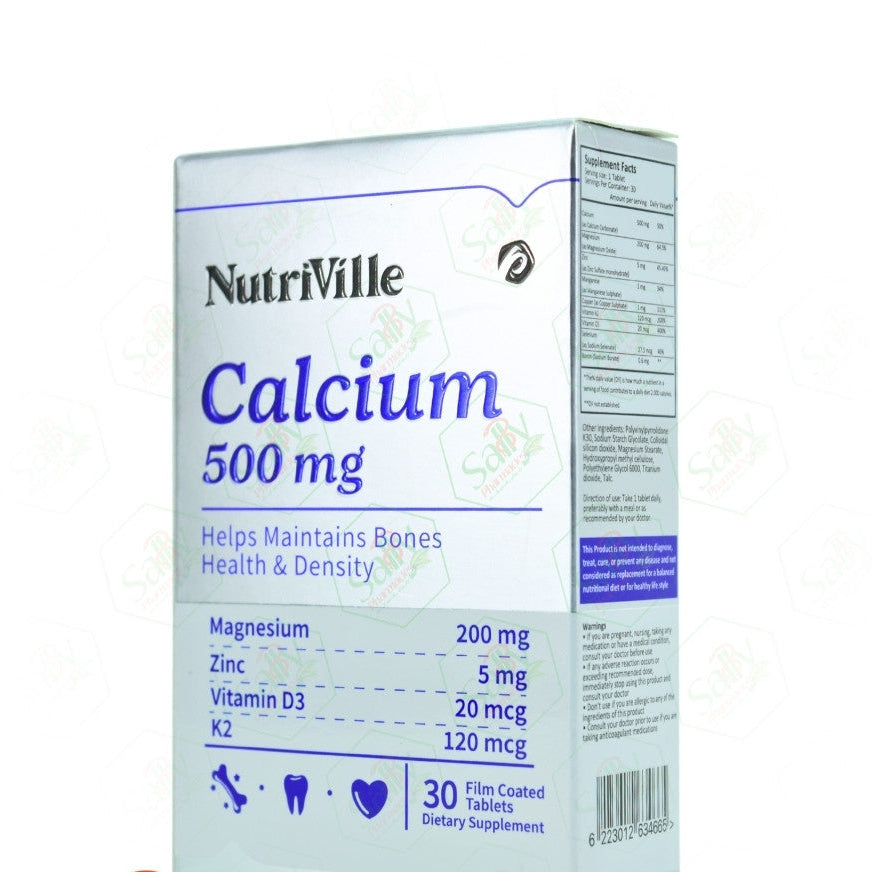 Nutriville Calcium 500mg box