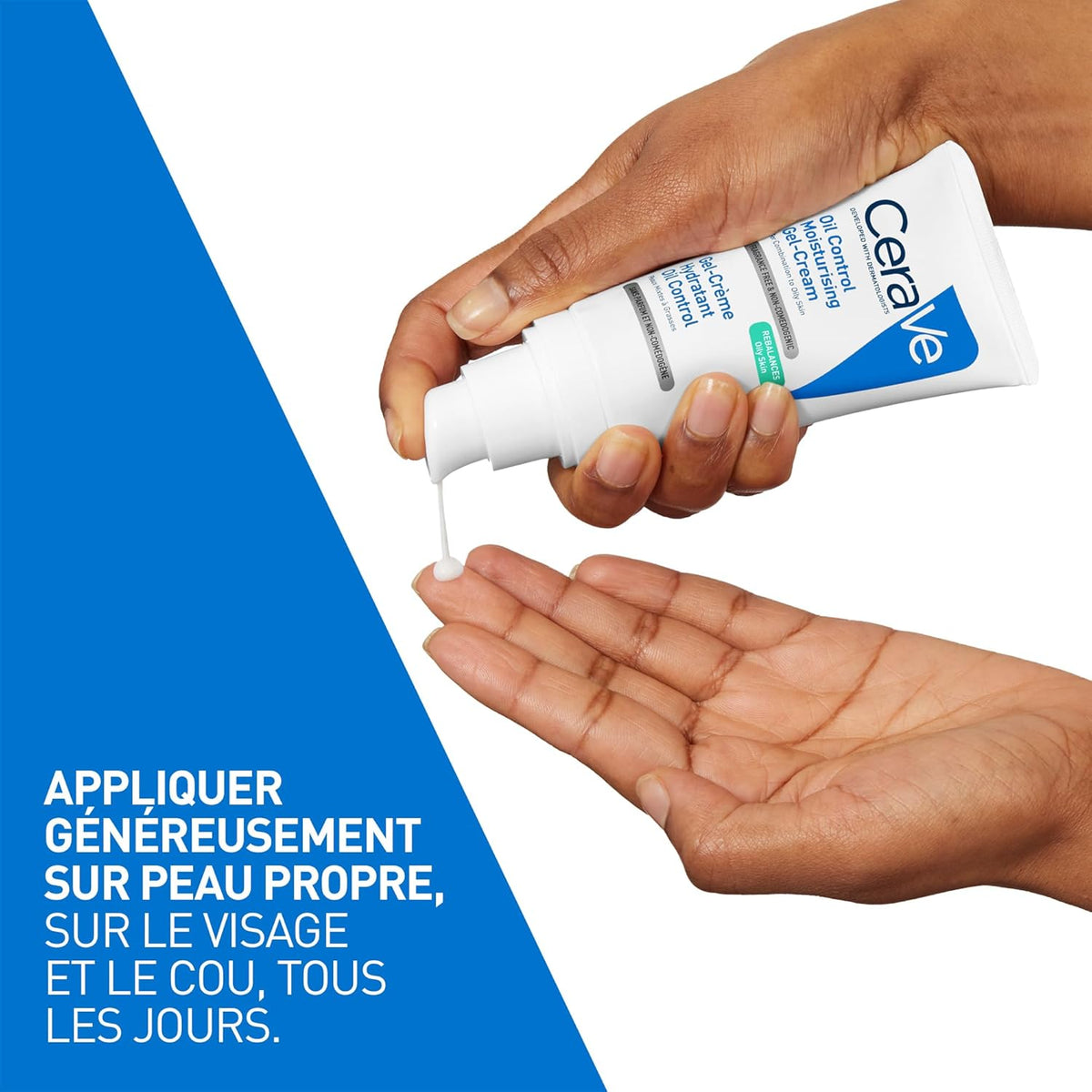 CeraVe Oil Control Gel-Cream texture and key ingredients