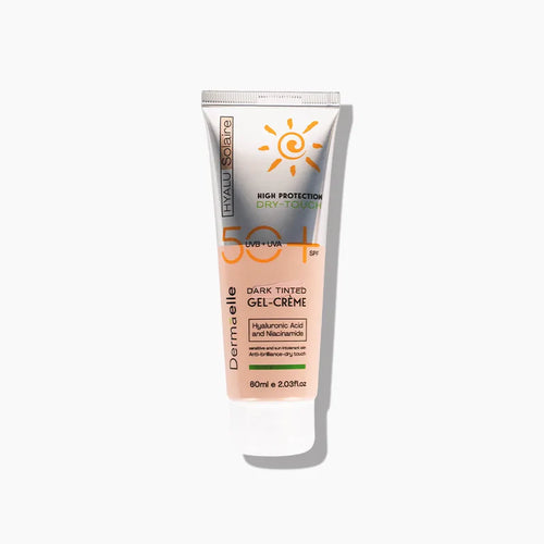 جل كريم ديرميل هيالو-سولير SPF50 الملوّن الداكن 60 مل
