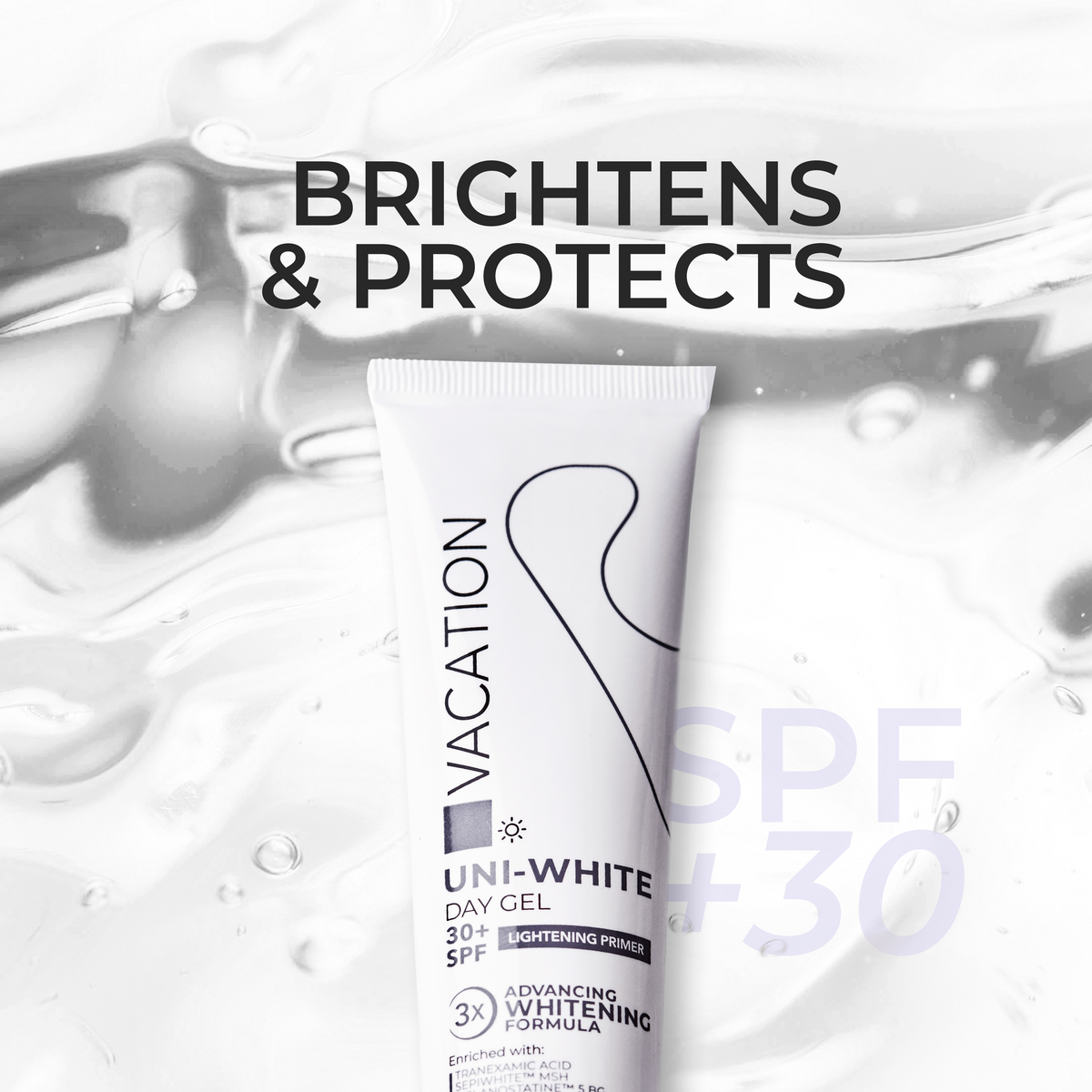Vacation Uni-White Day Gel texture