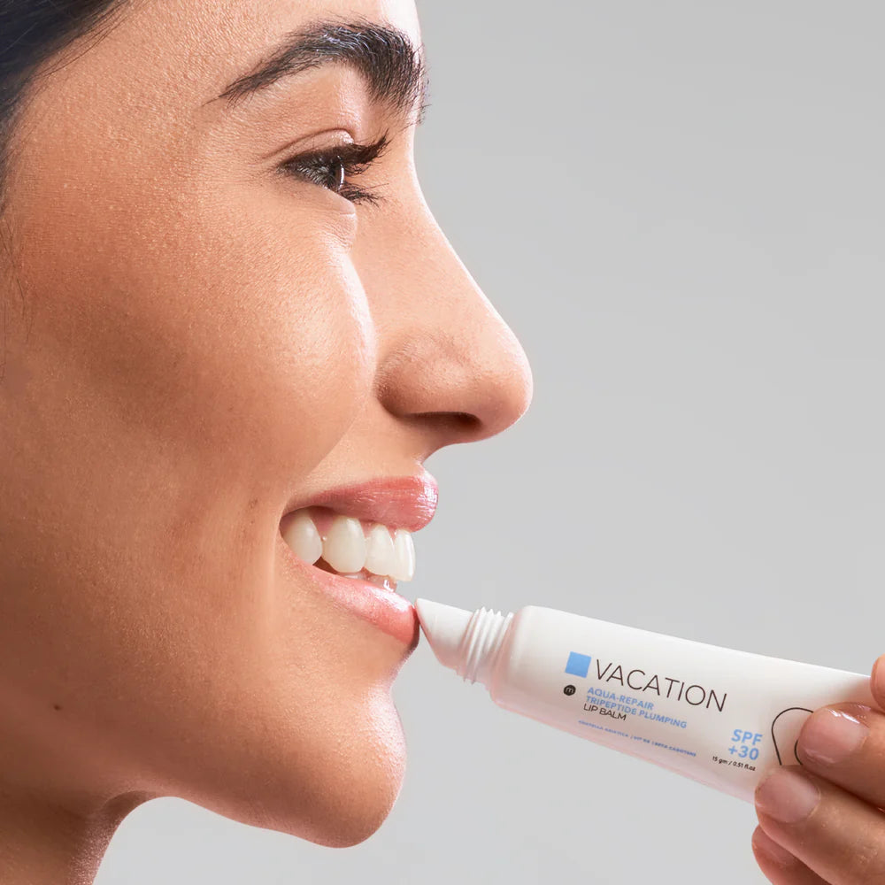 Vacation Aqua-Repair Lip Balm Dragonfruit texture