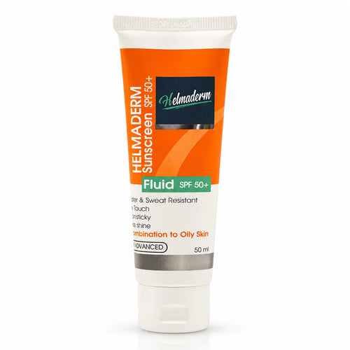 Helmaderm Sunscreen Fluid SPF50+ 50ml with matte dry-touch finish