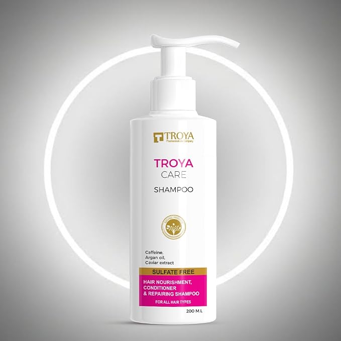 Troya Care Sulfate-Free Shampoo benefits for all hair types