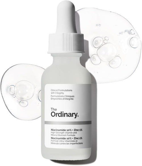 The Ordinary Niacinamide 10% + Zinc 1% 30ml for clearer skin and refined pores