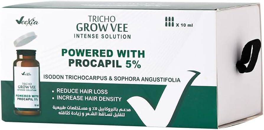 Tricho-Grow Vee Intense Hair Loss Ampoules 6 x 10ml box