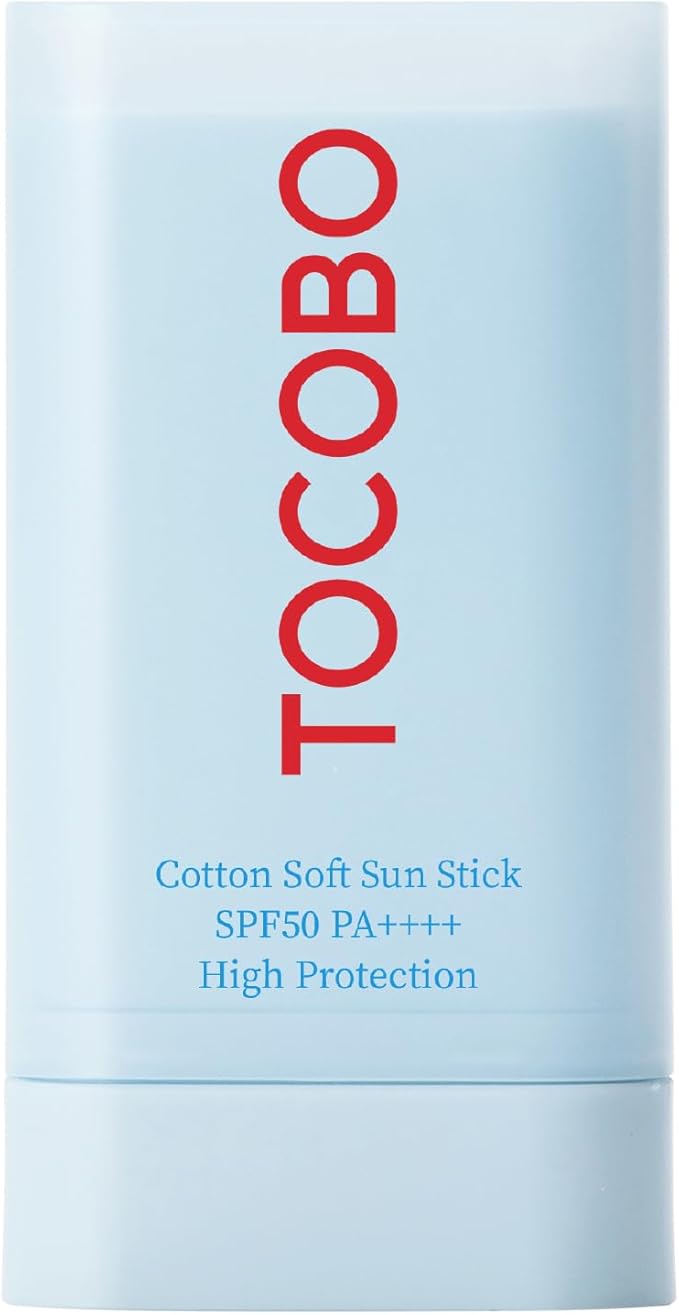 Tocobo Cotton Soft Sun Stick SPF50+ portable sunscreen