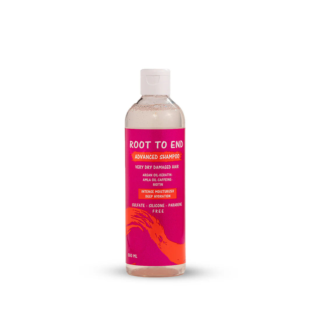 Root To End Shampoo 500ml for dry and damaged hair