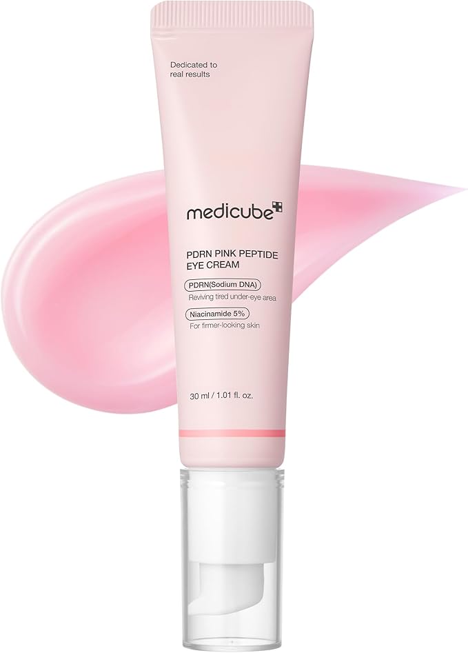 Medicube PDRN Pink Peptide Eye Cream 30ml for firmer, brighter-looking eyes