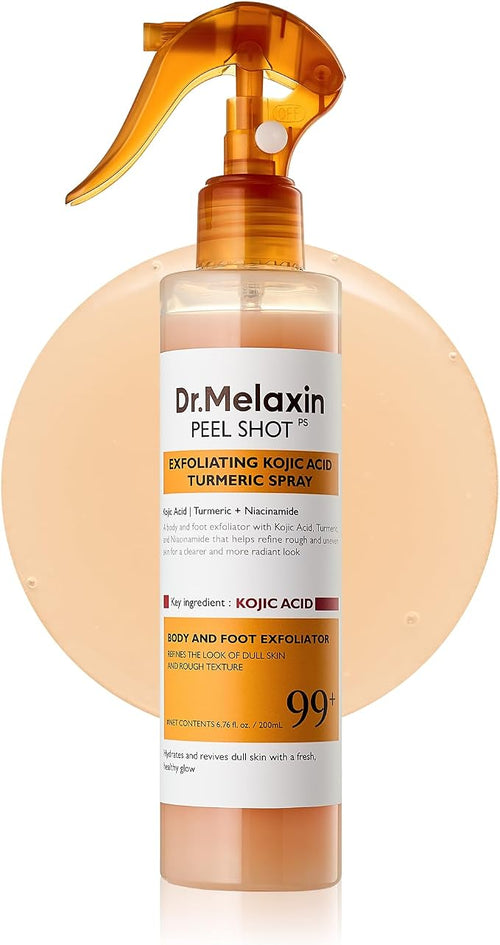 Dr. Melaxin Peel Shot Body Exfoliating Spray 200ml for smoother, brighter skin