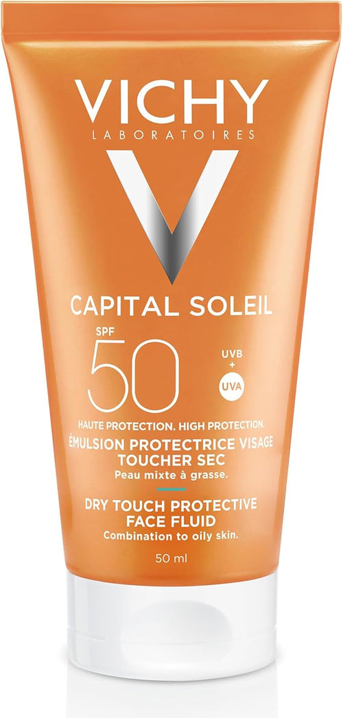 Vichy Capital Soleil Dry Touch Anti-Shine Sunscreen SPF50+ 50ml for oily skin