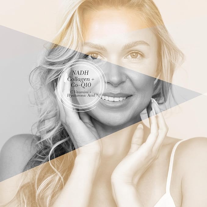 Bioxcin Beauty Booster key ingredients collagen, NADH and hyaluronic acid