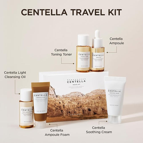 SKIN1004 Madagascar Centella Travel Kit with 5 mini skincare products