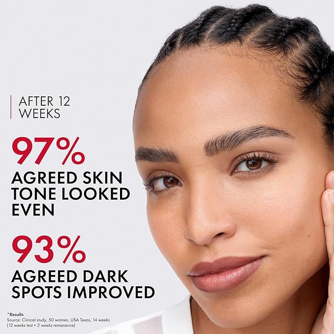 Vichy Liftactiv B3 Serum texture and results on skin tone
