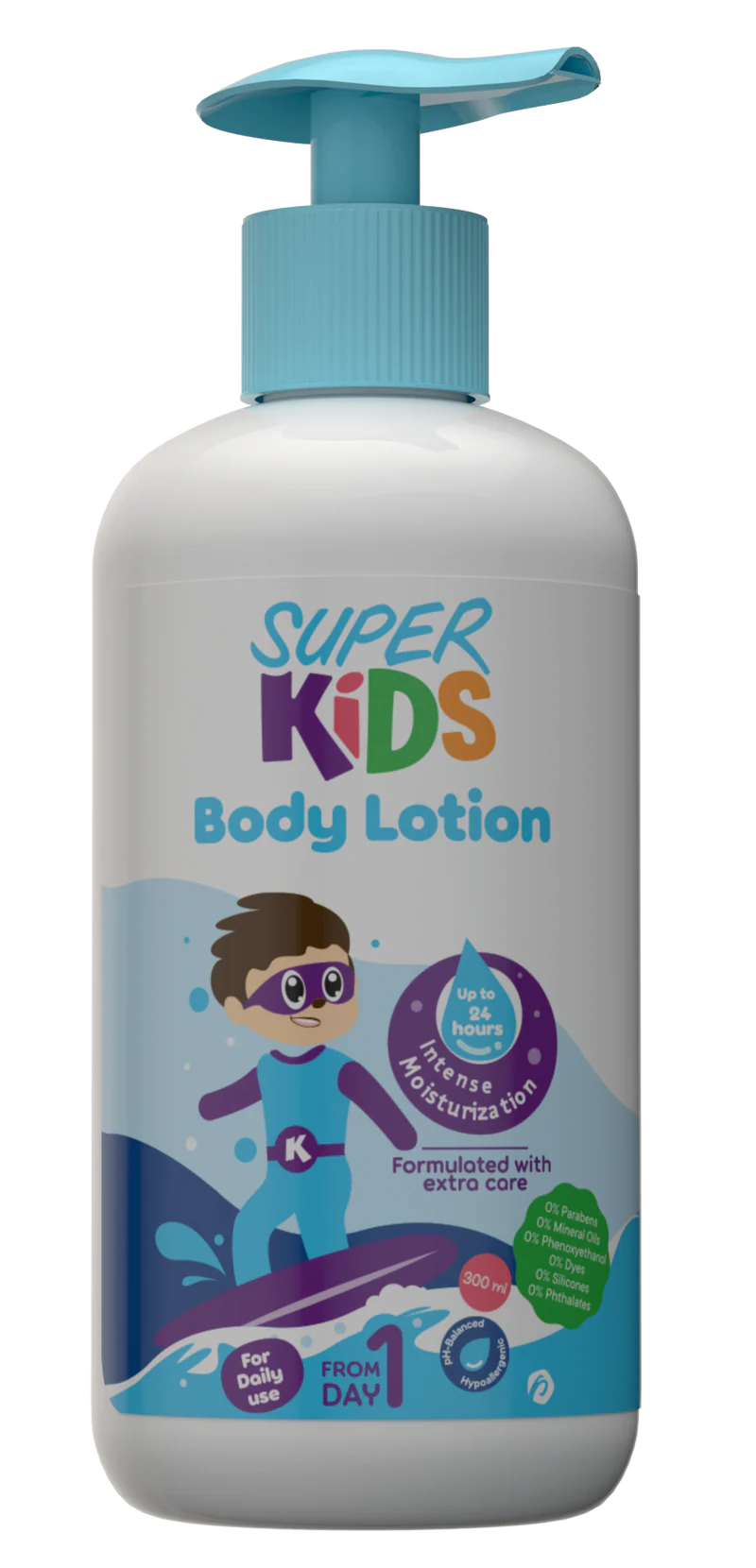 Superkids Body Lotion 300ml lotion texture