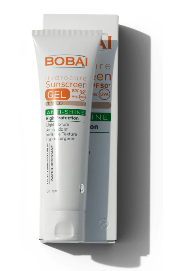 بوباي هيدروكير جل واقي الشمس الملوّن SPF 50 للبشرة الدهنية
