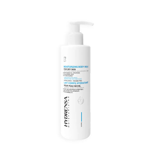 Hydrensa Body Milk daily moisturiser with ceramides and shea butter