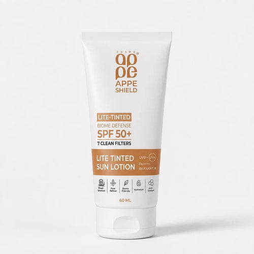 APPE Shield Lite Tinted Biome Defense Sun Lotion SPF 50+