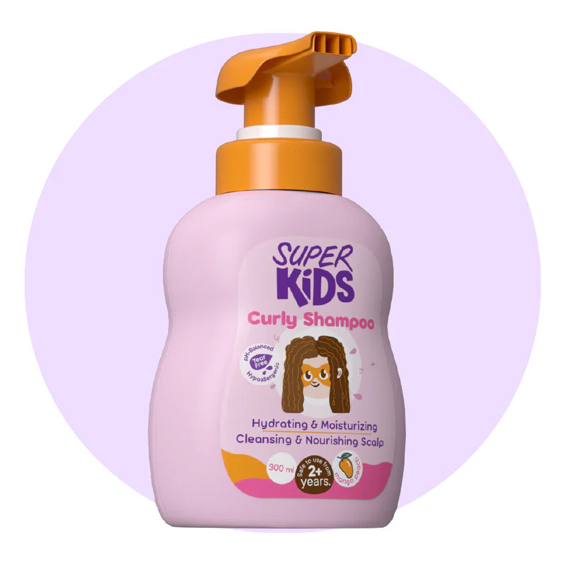 Superkids Curly Hair Shampoo 300ml for defined kids' curls