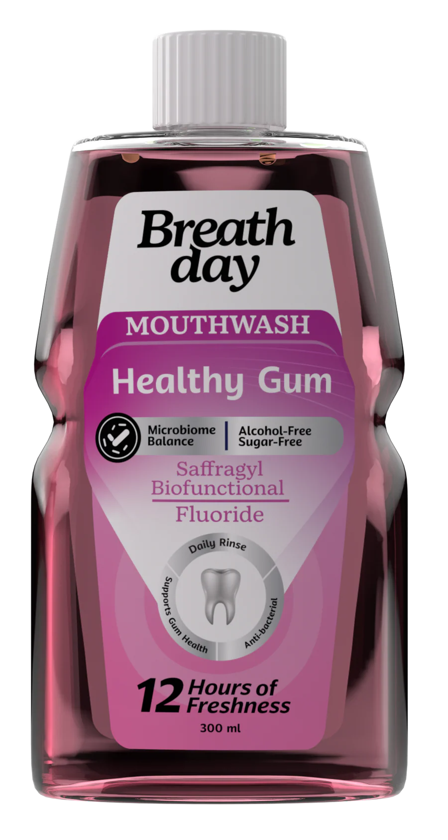 Breath Day Mouthwash Healthy Gum 300ml bottle