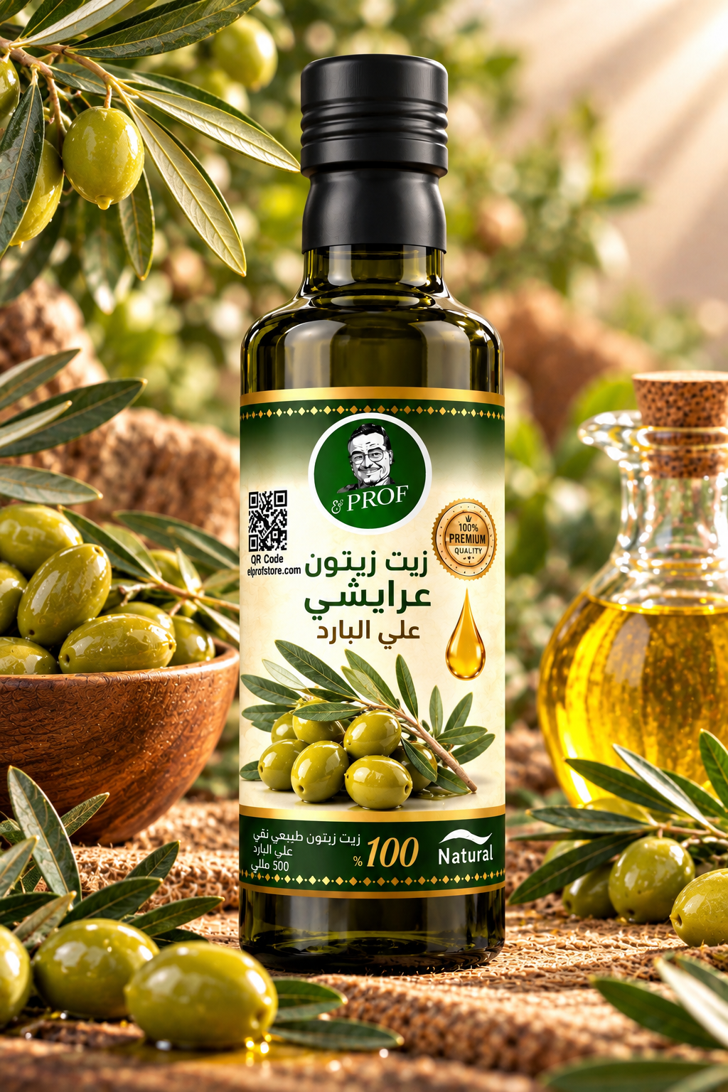 El Araishi Olive Oil 300ml bottle