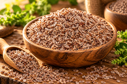 Psyllium Seeds, natural dietary fiber