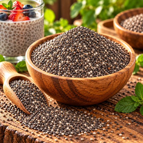 Chia Seeds 100g rich in omega-3 and fiber