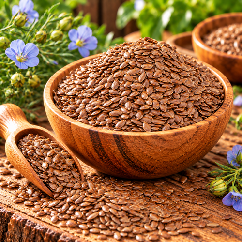Flax Seeds 100g rich in fibre and omega-3
