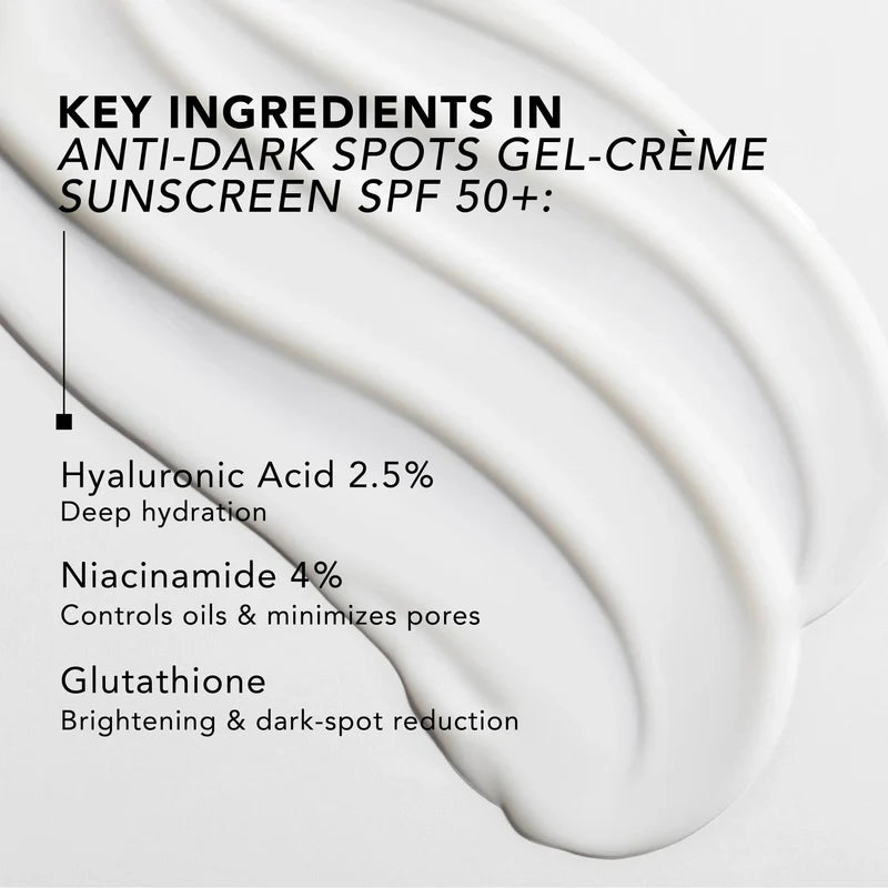Dermaelle Anti-Dark Spots SPF50 Gel Cream texture