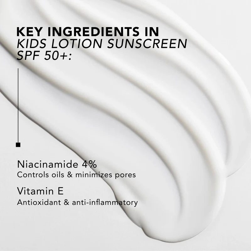 Dermaelle Kids-Solaire SPF50 lotion key ingredients