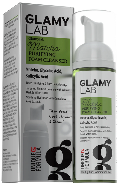 Glamy Lab Matcha Purifying Foam Cleanser