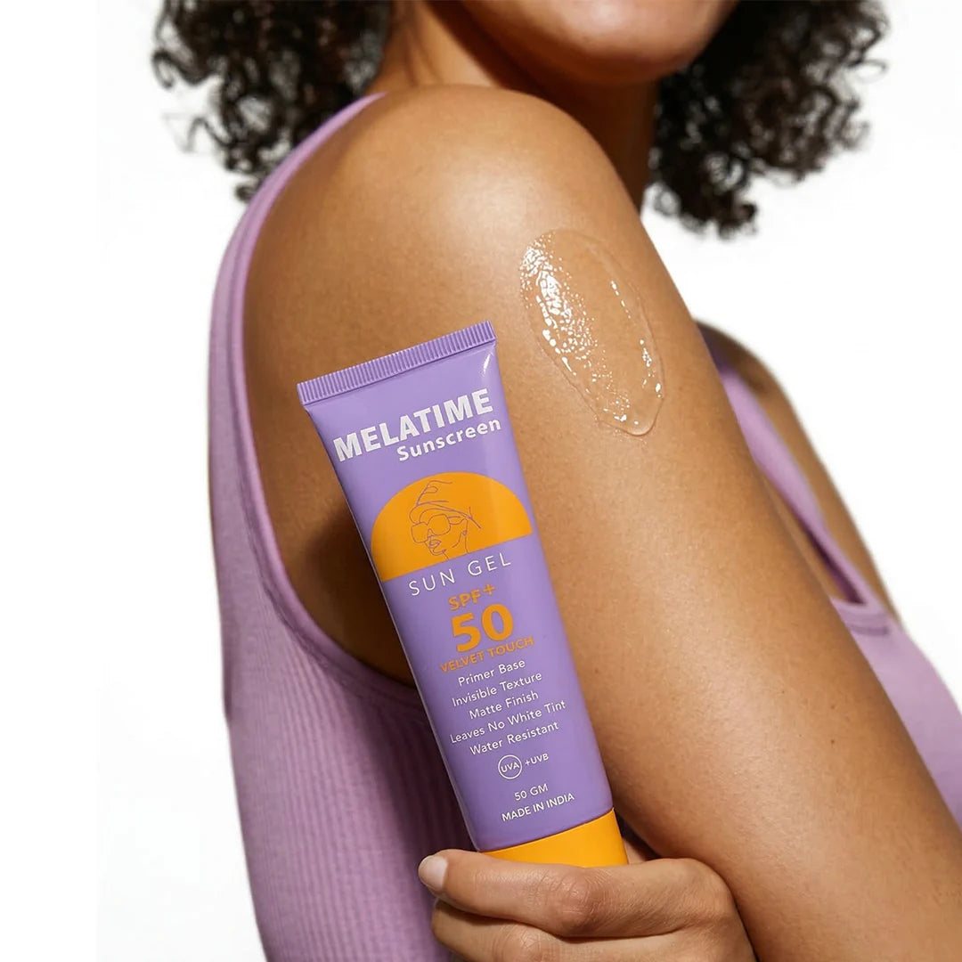 Melatime Sunscreen Gel SPF50+ benefits and how to use