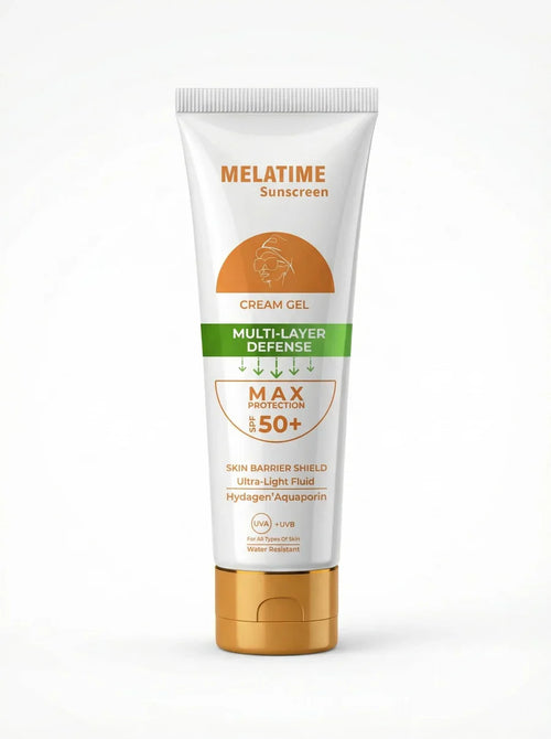 ميلاتايم كريم جل واقي الشمس عالي الحماية SPF50+ بقوام غير دهني