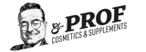 Logo of 'EL-PROF Cosmetics & Supplements' with a stylized illustration of a man's face on the left.