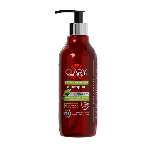 Clary Anti-Dandruff Shampoo 300ml for a flake-free scalp