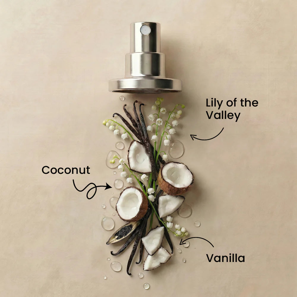 Mood Creamy Coconut Body Splash 220ml bottle