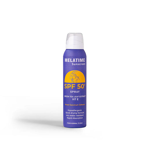 ميلاتايم بخاخ واقي الشمس SPF50+ بحماية واسعة الطيف