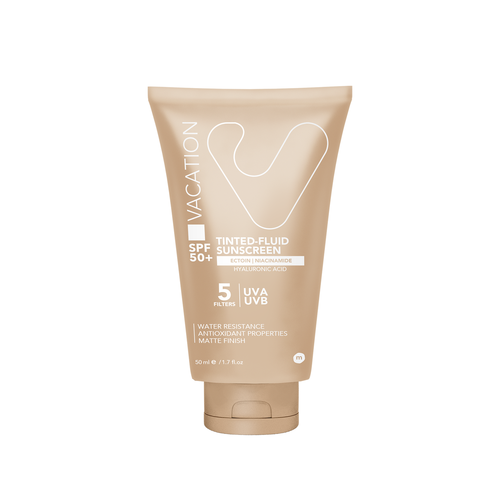 Vacation Tinted Sunscreen 50ml with UVA/UVB and blue light protection