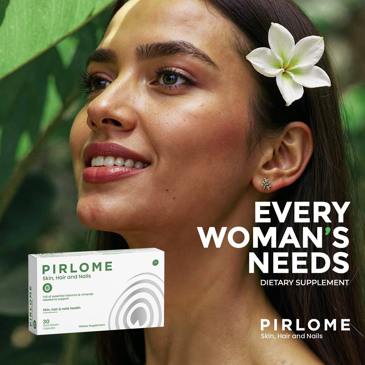 Pirlome key ingredients: biotin, vitamin B12, selenium and liposomal iron