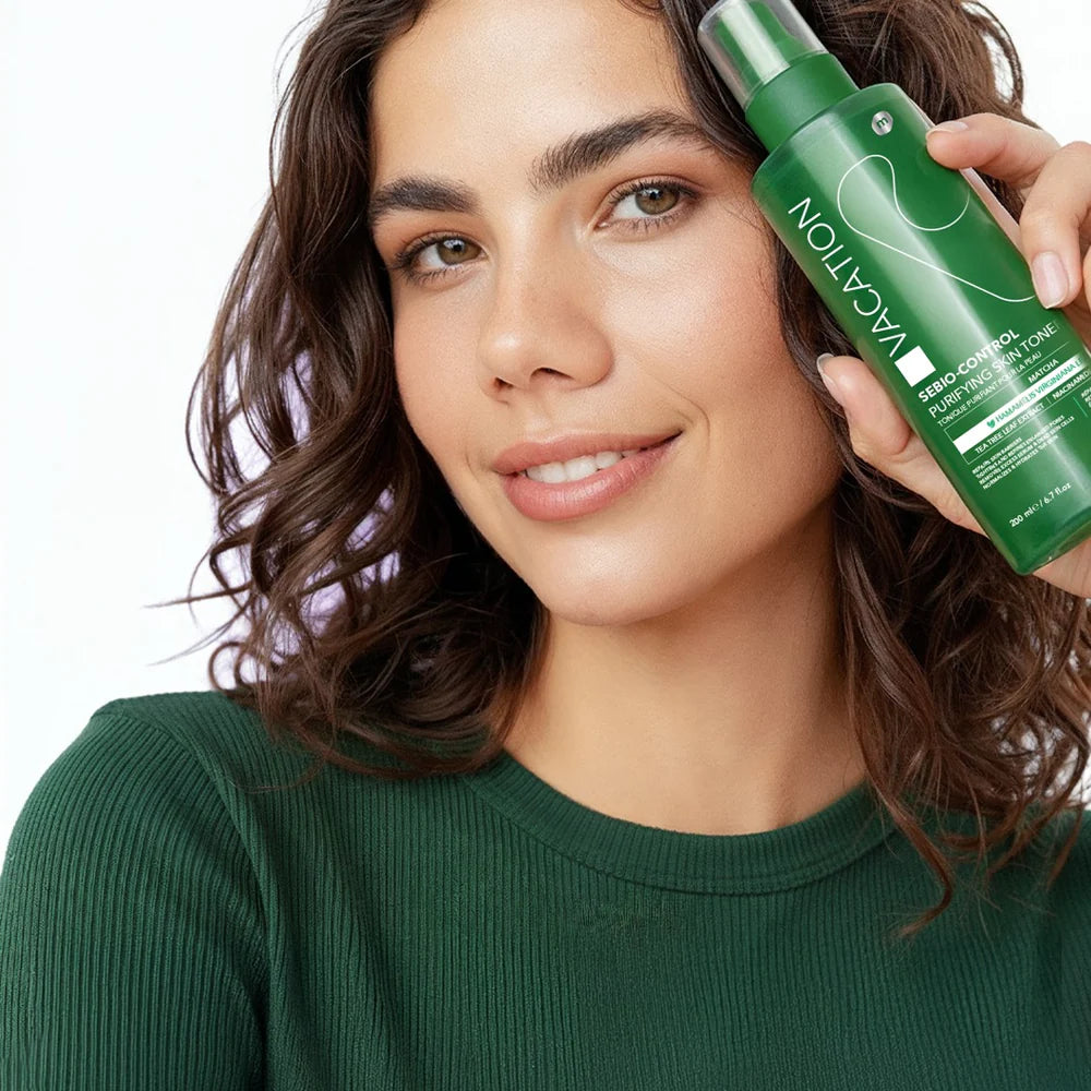 Vacation Sebio-Control Toner bottle and benefits