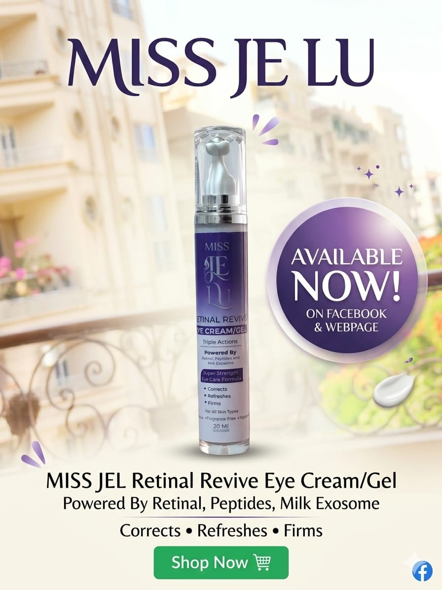 Miss Je Lu Retinal Revive Eye Cream Gel key ingredients and benefits